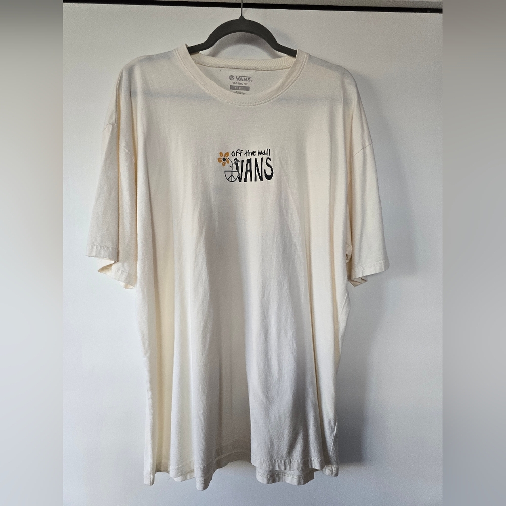 Vans Off-White Graphic Short Sleeve Tee